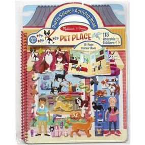 Набор для творчества Melissa&amp;Doug Объемные многоразовые наклейки Дом для животных (MD19429)