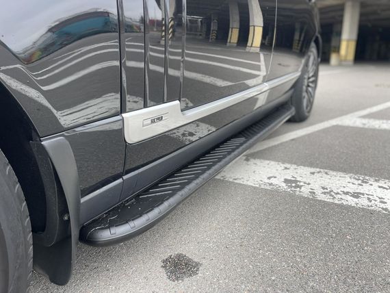 Бокові пороги Bosphorus Black (2 шт., Алюміній) для Range Rover IV L405 2014-2021 рр | Зображення 1