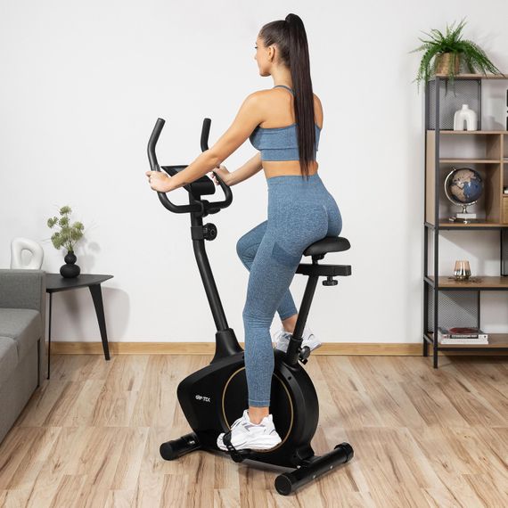 Велотренажер Gymtek XB1400 магнітний золотий | Зображення 2