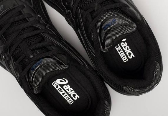 Демісезонні шкіряні кросівки Asics колір чорний | Зображення 4