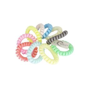 Детская резинка-пружинка для волос 0308-871 разноцветный, набор 10 шт