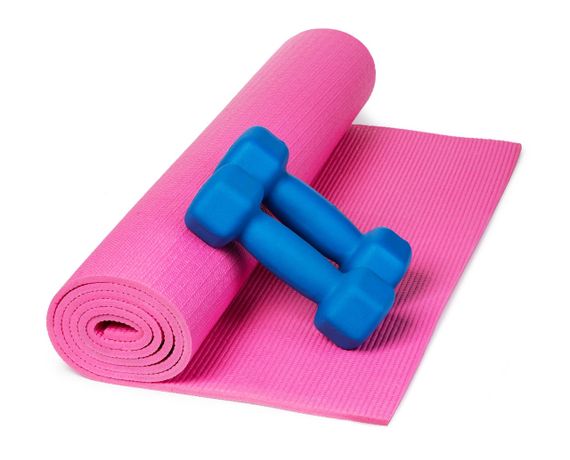 Коврик для йоги и фитнеса Павер систем PS-4014 PVC Fitness Yoga Mat Pink (173x61x0.6) | Зображення 5
