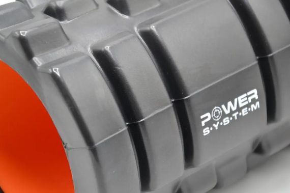 Масажний ролик (роллер) Power System PS-4050 Fitness Foam Roller Black/Orange (33x15см) (PS-4050_Orange) | Зображення 5