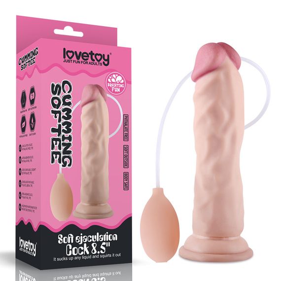Фалоімітатор - Soft Ejaculation Cock 8.5" Sex Aura