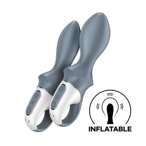 Анальний надувний вібратор Satisfyer Air Pump Booty 1, гнучкий стовбур