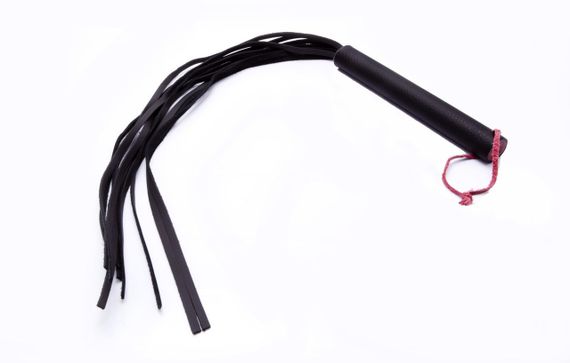 Кнут - Whips Collection Small Flogger Black Sex Aura | Зображення 1