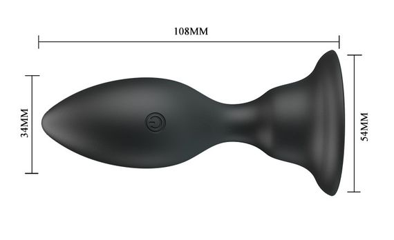 Анальний стимулятор з вібрацією PrettyLove-Push Over to Trigger vibration, BI-040076 Sex Aura | Зображення 7