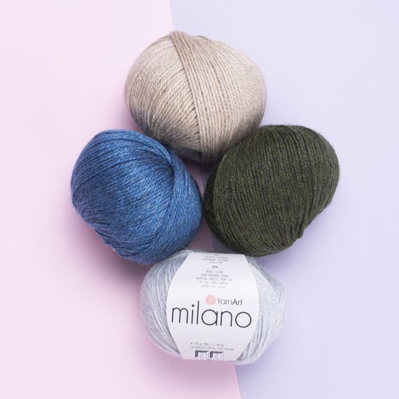 Пряжа для вязки и плетения Milano 860 | Зображення 2