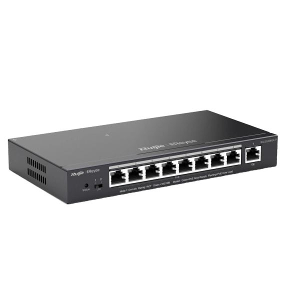 Ruijie RG-ES209GC-P POE Комутатор 9 портів керований | Зображення 1