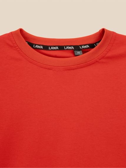 Футболка однотонна жіноча LAWA WBC02533 XL Червоний shop (2000999638107) | Зображення 1