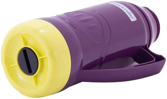 Термос Kamille Glass Violet 1000мл дзеркальна колба і 2 чашки | Зображення 2