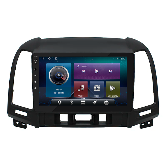 Штатная магнитола Lesko Hyundai Santa Fe 2009-2012 9" 4+64 4G+CarPlay Android 11 GPS Wi-Fi Premium сантафе | Зображення 1