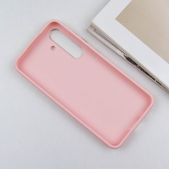 TPU чохол Bonbon Metal Style для Samsung Galaxy S24 Рожевий / Light pink | Зображення 3