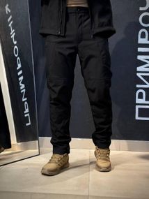 Тактичні Штани Посилені Soft Shell Чорні Black
