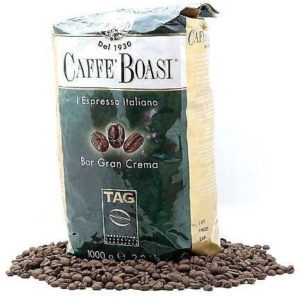 Кофе в зернах Caffe Boasi Bar Gran Crema 1кг Италия Боази Гран Крема зеленый | Зображення 2