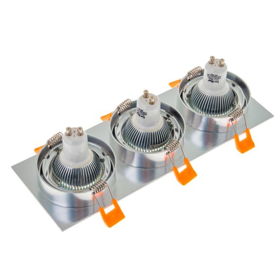Светильник точечный поворотный HDL-DT 109/3 MR16 SL | Зображення 4