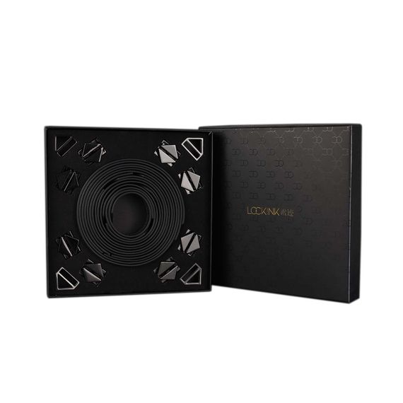 Набор из 8 ремней для связывания LOCKINK 8-Bondage-Straps Restraint Set - Black | Зображення 5