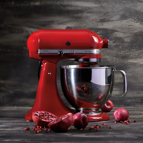 Миксер планетарный KitchenAid 5KSM125EER, 300 Вт 4,8 л, красный | Зображення 2