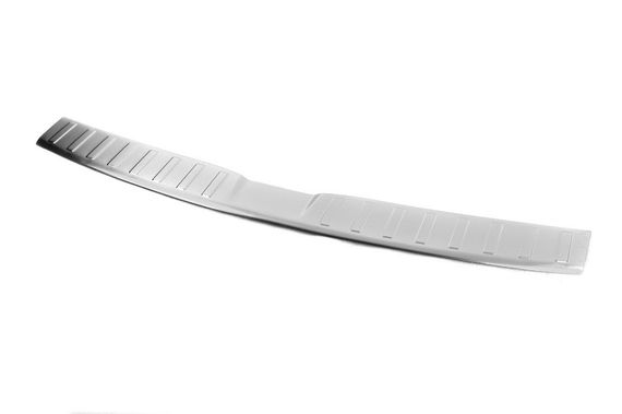 Накладка на задний бампер Carmos мат (нерж) для Dacia Spring | Зображення 1