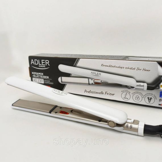 Выпрямитель для гладкости волос ADLER AD-2317 200Вт, Утюжок гофре плойка для укладки MB-93 | Зображення 2