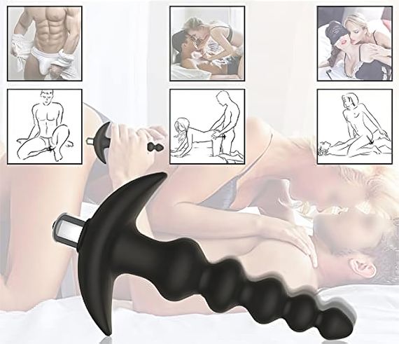 Силіконова анальна пробка з вібрацією (ААА, 10 режимів) | Зображення 5