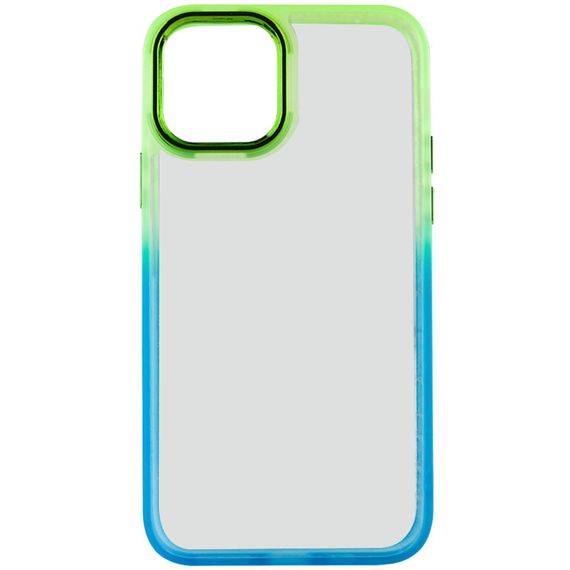 Чохол TPU+PC Fresh sip series для Apple iPhone 14 Plus (6.7") Бірюзовий / Лимонний | Зображення 1