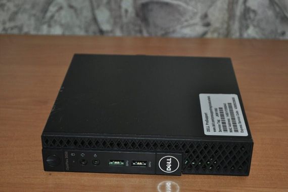 Неттоп Dell OptiPlex 3050 USFF / Intel Core i5-6500T (4 ядра по 2.5 - 3.1 GHz) / 8 GB DDR4 / 128 GB SSD / Intel HD Graphics 530 / Windows 11 Pro / Блок живлення б/в + Подарунок  USB-адаптер Wi-Fi + флеш-накопичувач USB 32 ГБ | Зображення 1
