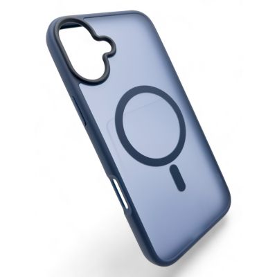Чехол для мобильного телефона BeCover Metal Buttons Case (MagSafe) для Apple iPhone 16 Blue (712091) | Зображення 1