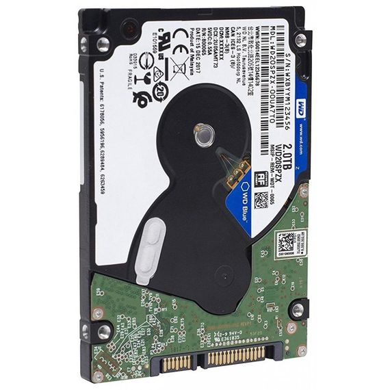 Жорсткий диск для ноутбука 2.5" 2TB WD (WD20SPZX) | Зображення 2