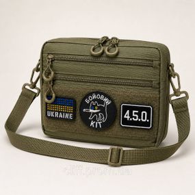 Чоловіча тактична сумка EDC Cordura 600D, сумка для патчів 25×20×5,5 см хакі