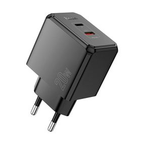 Набор СЗУ HOCO CS16A + кабель Туре-С/Lighting, 1xUSB-C + 1xLighting, PD20W, Box