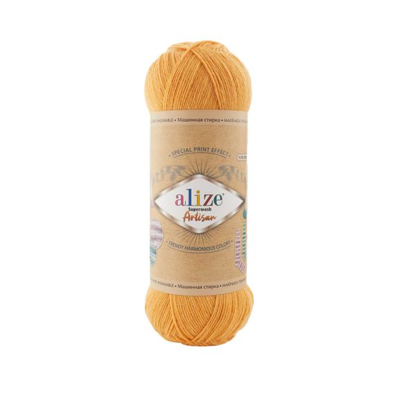 Пряжа Alize Superwash Artisan № 281  (Алізе Супервош Артісан) – 75% вовна, 25% поліамід, 100 г / 420 м
