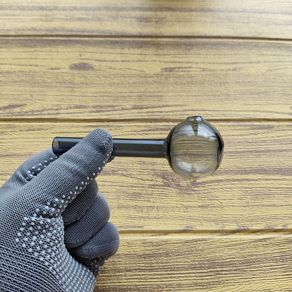 Стеклянная трубка Globe Oil Grey | Зображення 1