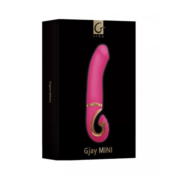 Вібратор нереалістичний Gjay Mini Gvibe, рожевий, 19 см х 3.5 см Sex Aura | Зображення 5