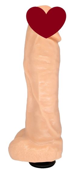 Насадка для страпону тілесна EGZO NSTR35 (20,5 см х 4,9 см) Sex Aura