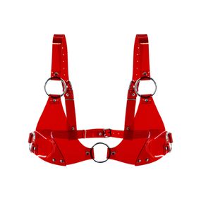 Ліф класичний Feral Feelings - Bikini Top Red Trasparent