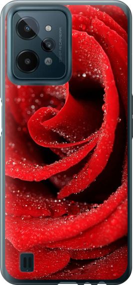Чехол на Realme C31 Красная роза "529u-2593-17620"