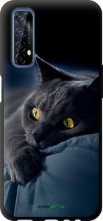 Чохол на Realme 7 Димчастий кіт "825b-2081-2448"