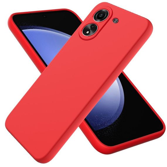 Чохол Candy Silicone для Xiaomi Redmi 13C / Poco C65 колір Червоний | Зображення 2