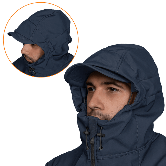 Куртка Stalker SoftShell Темно-синя (7005), M | Зображення 3