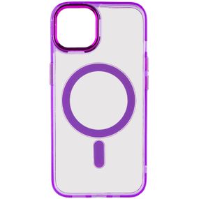 Чохол TPU Iris with MagSafe для Apple iPhone 12 Pro Max (6.7") Фіолетовий