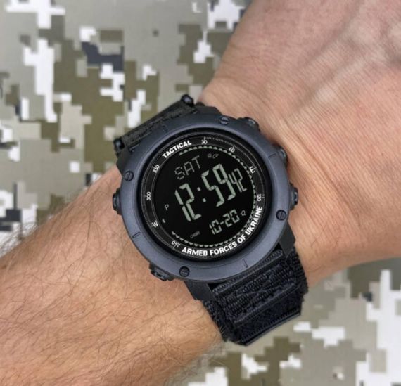 Чоловічий годинник Awarder 036 Nylon Tactic All Black 1202-0105 | Зображення 1