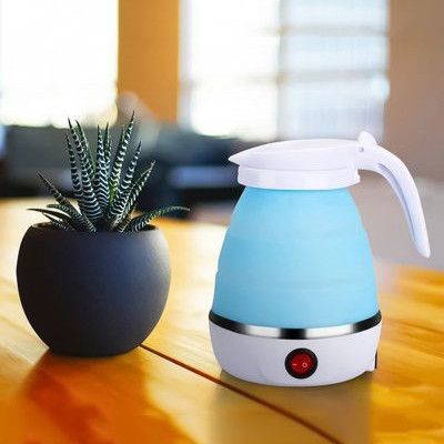 Електрочайник складаний Travel Folding 600ml. Колір: блакитний | Зображення 1