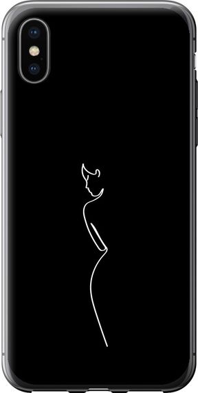 Чехол на iPhone XS Силуэт1 "4590u-1583-17620"