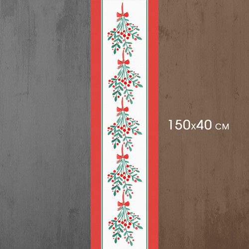 Доріжка на стіл Ягідний букет 150x40 см (DR__23NG039) | Зображення 1