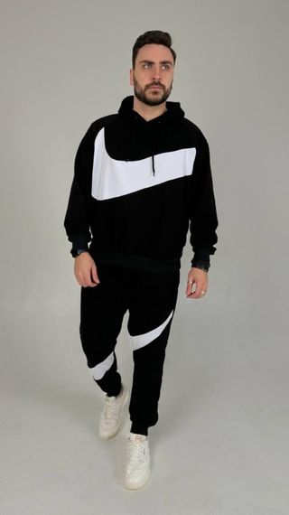 Костюм Nike з худі чорний | Зображення 4