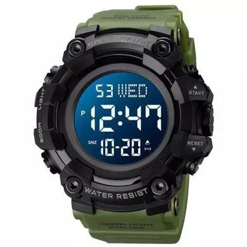 Годинник наручний чоловічий SKMEI 1968AG ARMY GREEN | Зображення 4