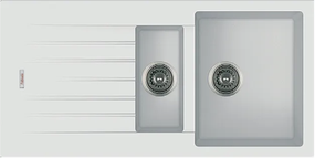 Кухонна мийка Fabiano Classic 100x50x15 Alpine White 8221.301.0519
