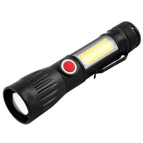 Ручной фонарик led X-Balog BL-645S-XPE+COB / Тактические фонари для охоты / Карманный фонарь с JM-134 usb зарядкой