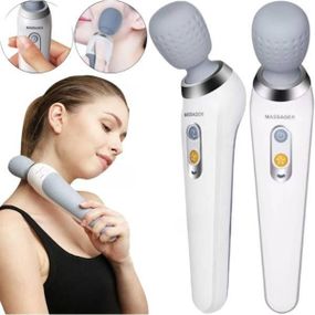 Масажер вібраційний ручний 806 ST Білий